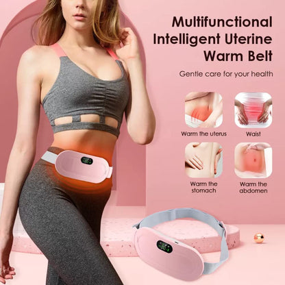 Period Cramp Relief Massager | Heating Pad for Back & Belly Pain | 3 Heat Levels | BhushanBazar