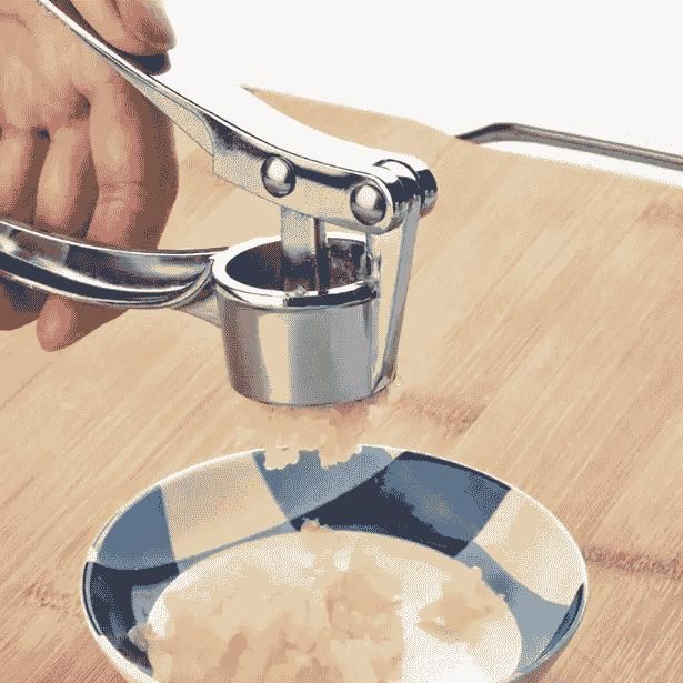 Manual Aluminum Garlic Crusher & Ginger Mincer | Heavy Duty Press | Kitchen Tool | BhushanBazar