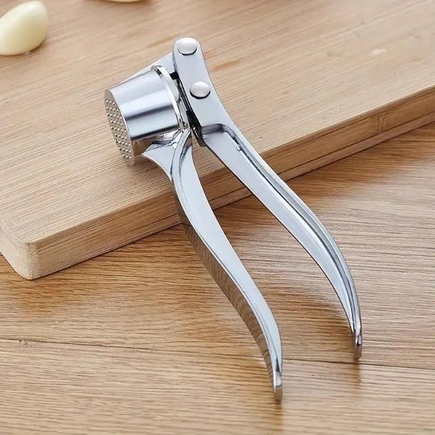 Manual Aluminum Garlic Crusher & Ginger Mincer | Heavy Duty Press | Kitchen Tool | BhushanBazar