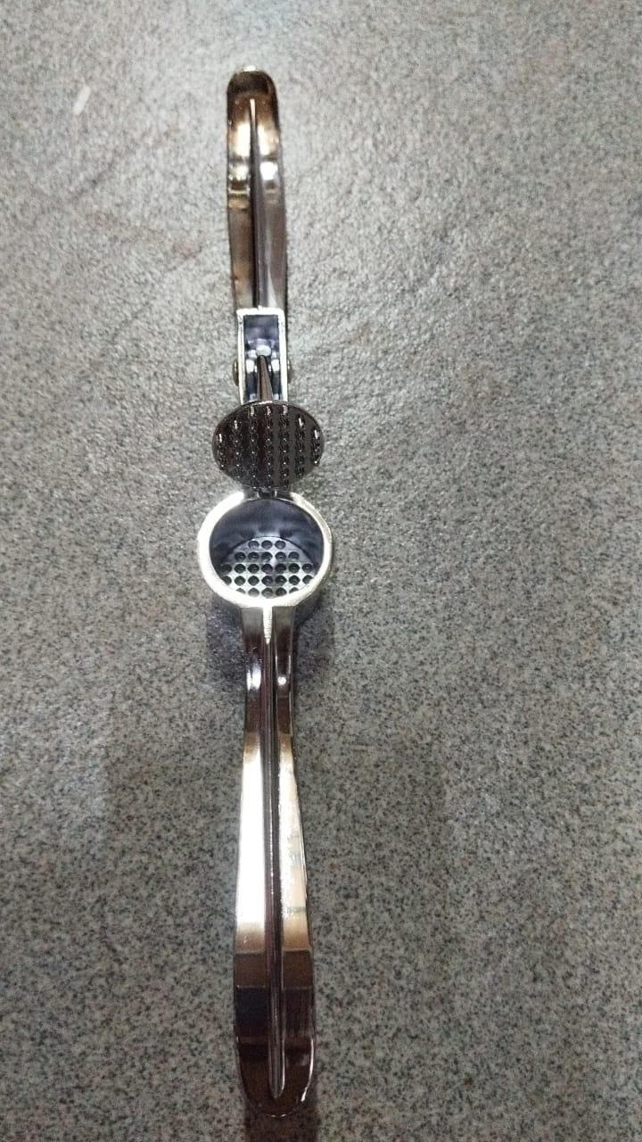 Manual Aluminum Garlic Crusher & Ginger Mincer | Heavy Duty Press | Kitchen Tool | BhushanBazar