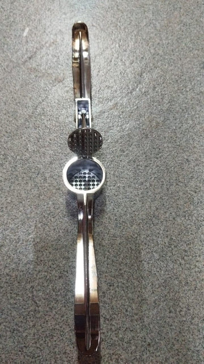 Manual Aluminum Garlic Crusher & Ginger Mincer | Heavy Duty Press | Kitchen Tool | BhushanBazar