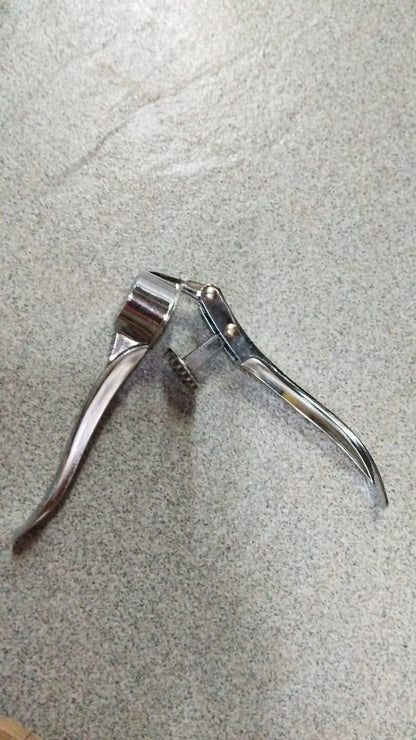 Manual Aluminum Garlic Crusher & Ginger Mincer | Heavy Duty Press | Kitchen Tool | BhushanBazar