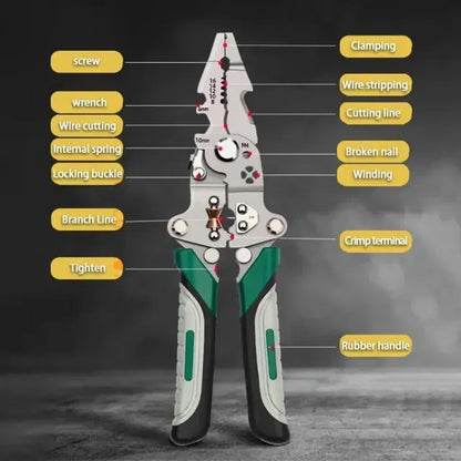 Foldable Multi-Tool Pliers for Electricians – Pocket Multi-Tool Kit