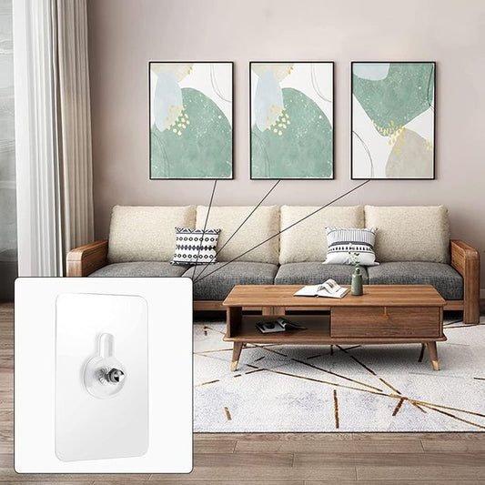 BhushanBazar Wall Mount Screw Hooks – Pack of 20 | Kitchen, Bathroom, Bedroom