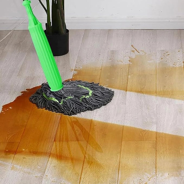 360 Rotatable Self-Wringing Floor Mop – 2 in 1 Wet & Dry Cleaning Mop