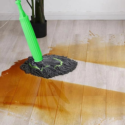 360 Rotatable Self-Wringing Floor Mop – 2 in 1 Wet & Dry Cleaning Mop