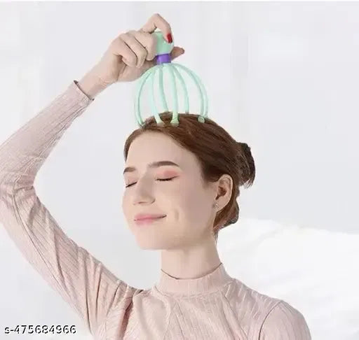 Head Scalp Massager | Steel Ball Claw Design | Stress Relief & Blood Circulation | BhushanBazar