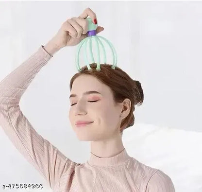 Head Scalp Massager | Steel Ball Claw Design | Stress Relief & Blood Circulation | BhushanBazar