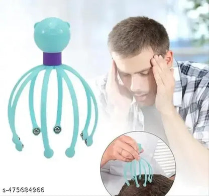 Head Scalp Massager | Steel Ball Claw Design | Stress Relief & Blood Circulation | BhushanBazar