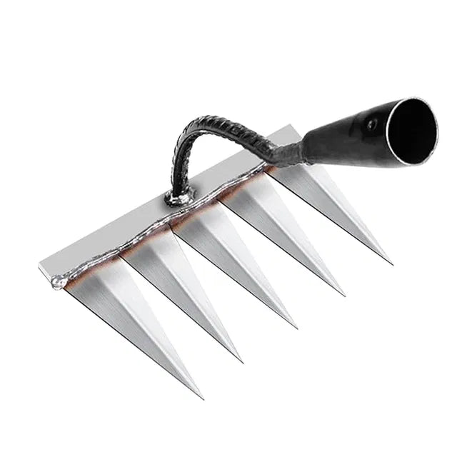Carbon Steel Teeth Garden Weeding Tool – Hand Cultivator | Soil Aerator