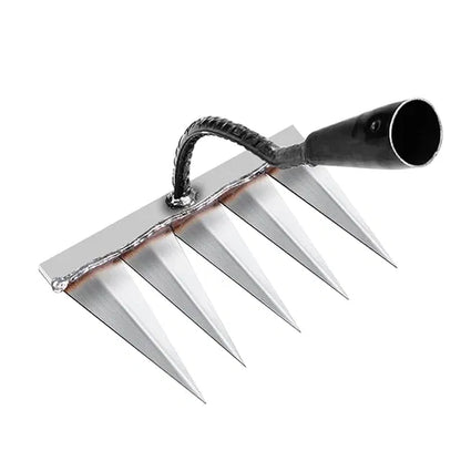 Carbon Steel Teeth Garden Weeding Tool – Hand Cultivator | Soil Aerator