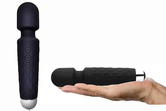 Rechargeable Electric Body Massager | Handheld | Multiple Modes | Pain Relief | Black | BhushanBazar