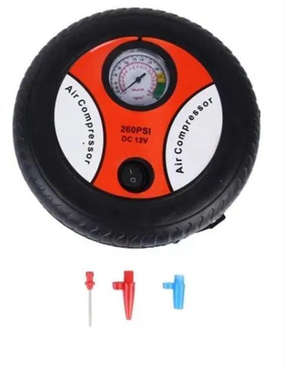 Automatic Car Air Compressor – Portable Tyre Inflator with Digital Display