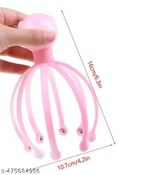 Head Scalp Massager | Steel Ball Claw Design | Stress Relief & Blood Circulation | BhushanBazar