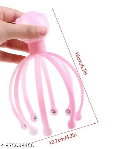 Head Scalp Massager | Steel Ball Claw Design | Stress Relief & Blood Circulation | BhushanBazar