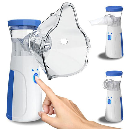Portable Ultrasonic Mesh Nebulizer Machine – Silent One-Touch Operation | Adults & Kids