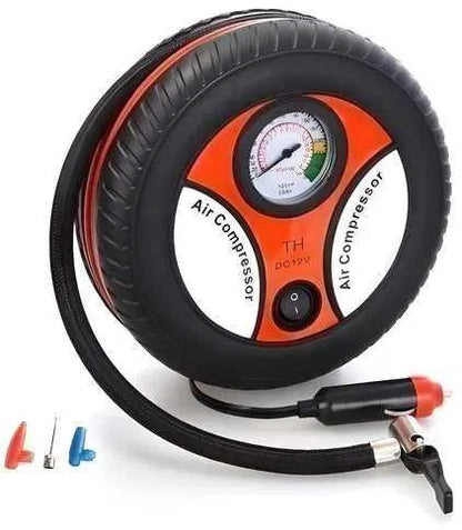Automatic Car Air Compressor – Portable Tyre Inflator with Digital Display