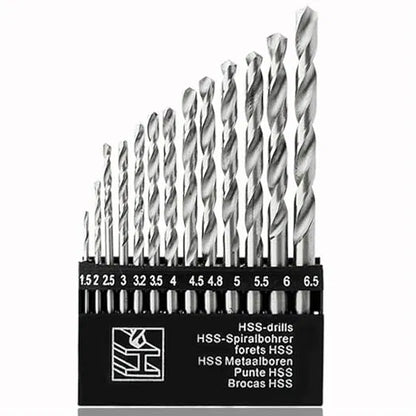 Drill Bits Set – For Wood, Metal, Aluminium & Plastic | DIY Power Tool Accessory