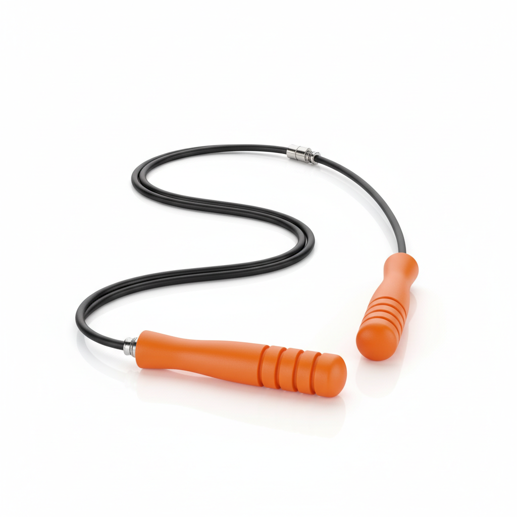 BHUSHANBAZAR Premium Speed Skipping Rope Orange - Front View