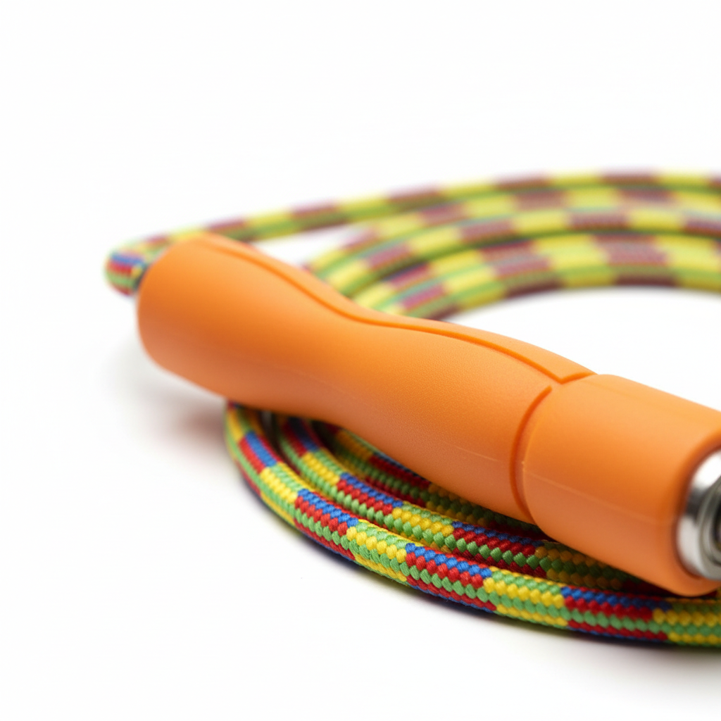 Orange PVC Handle Close Up Detail