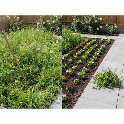 Before After Weeding