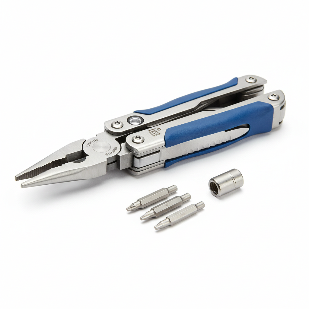 Foldable Multi-Tool Pliers for Electricians