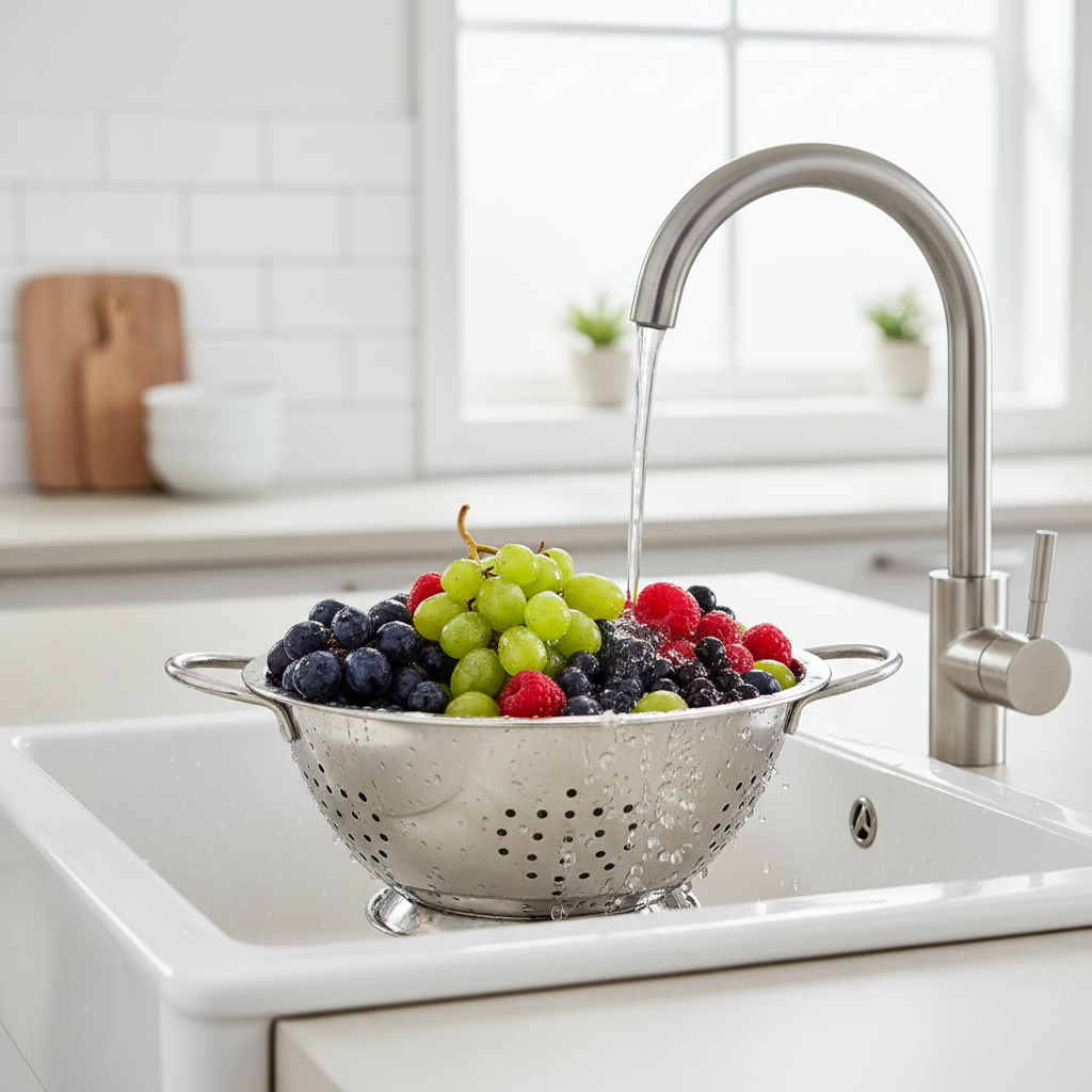 Steel Strainer Washing Fruits