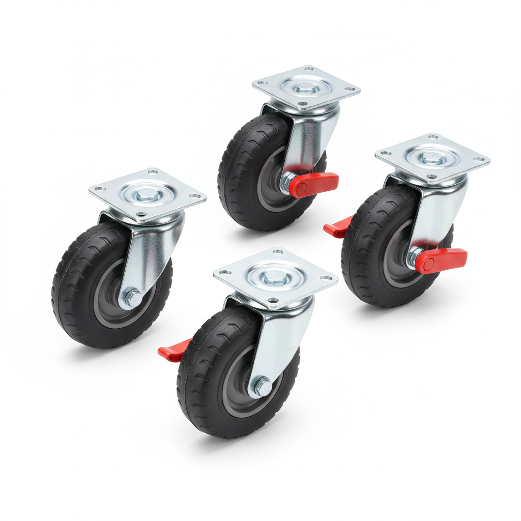 4 Pcs Heavy Duty Caster Wheels