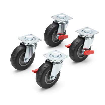 4 Pcs Heavy Duty Caster Wheels