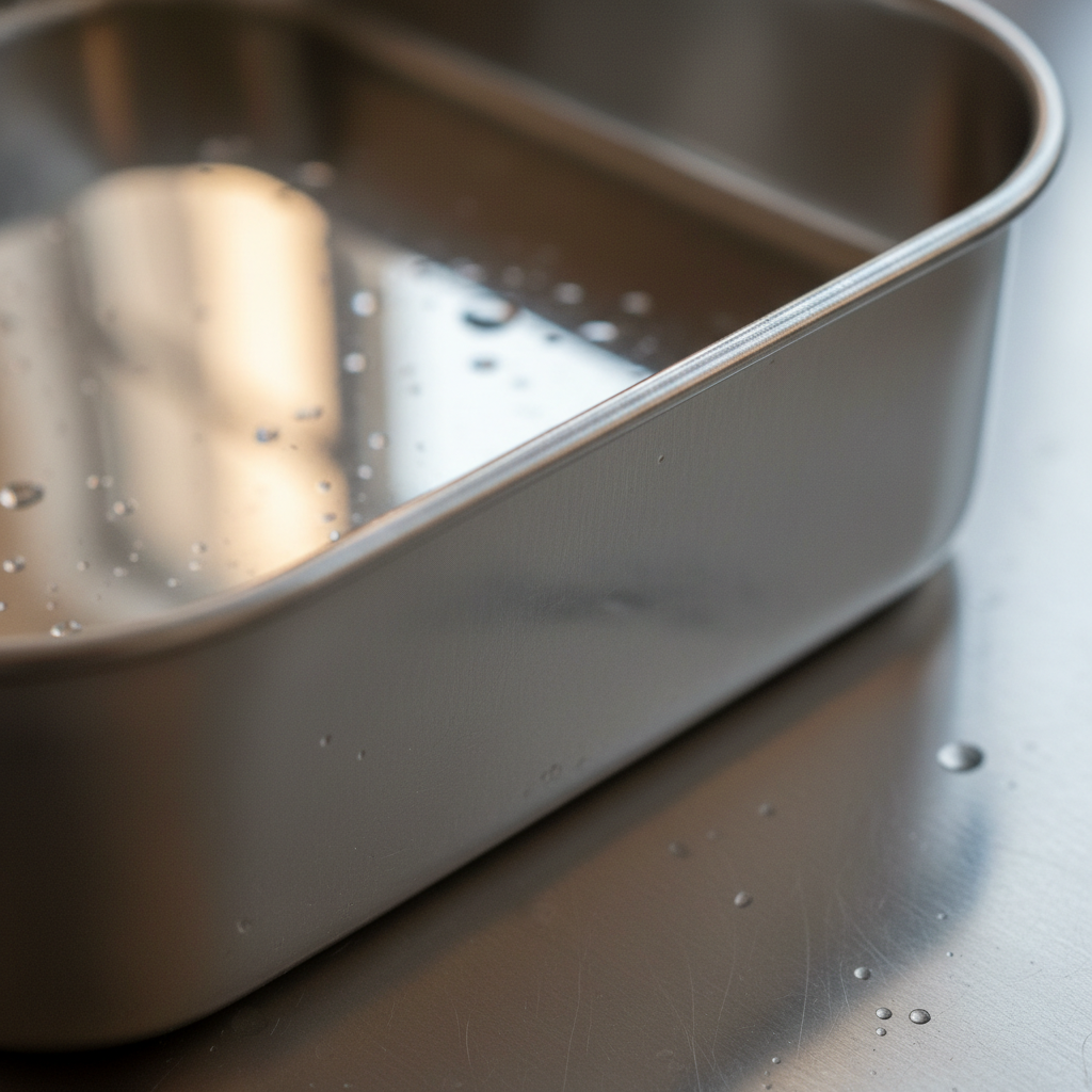 Mirror Polished Stainless Steel Surface