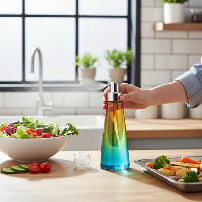 BHUSHANBAZAR Oil Spray Bottle with Vegetables Healthy Cooking