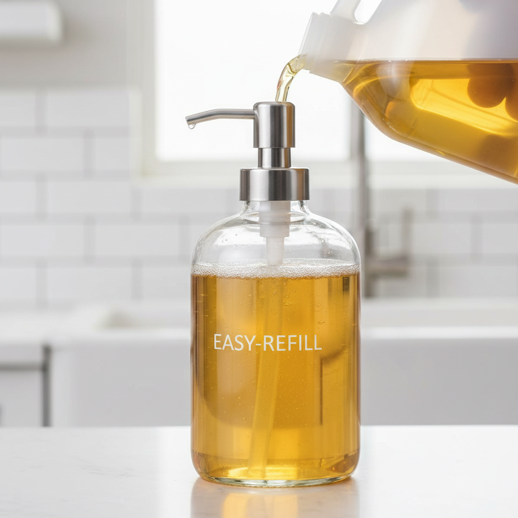 Easy Refill Soap Dispenser Bottle