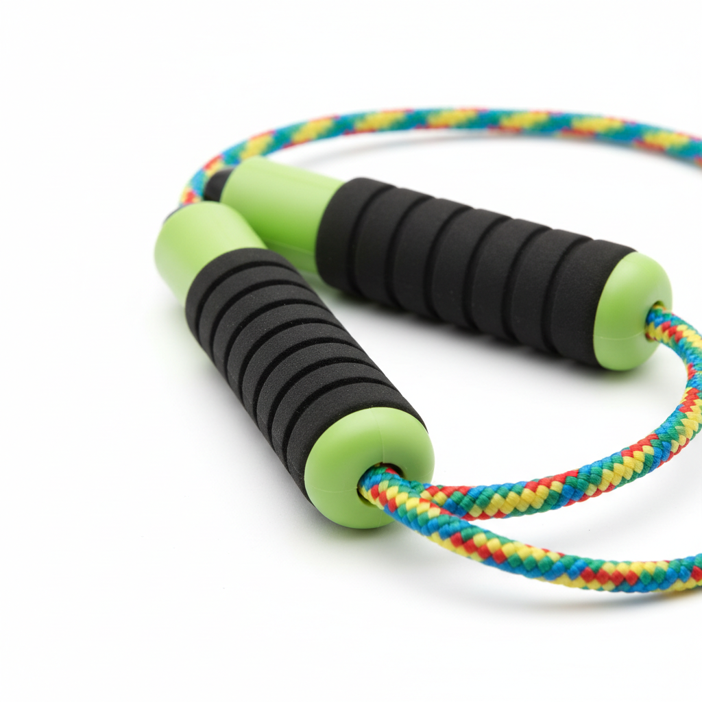 Black Green PVC Handle Close Up Detail