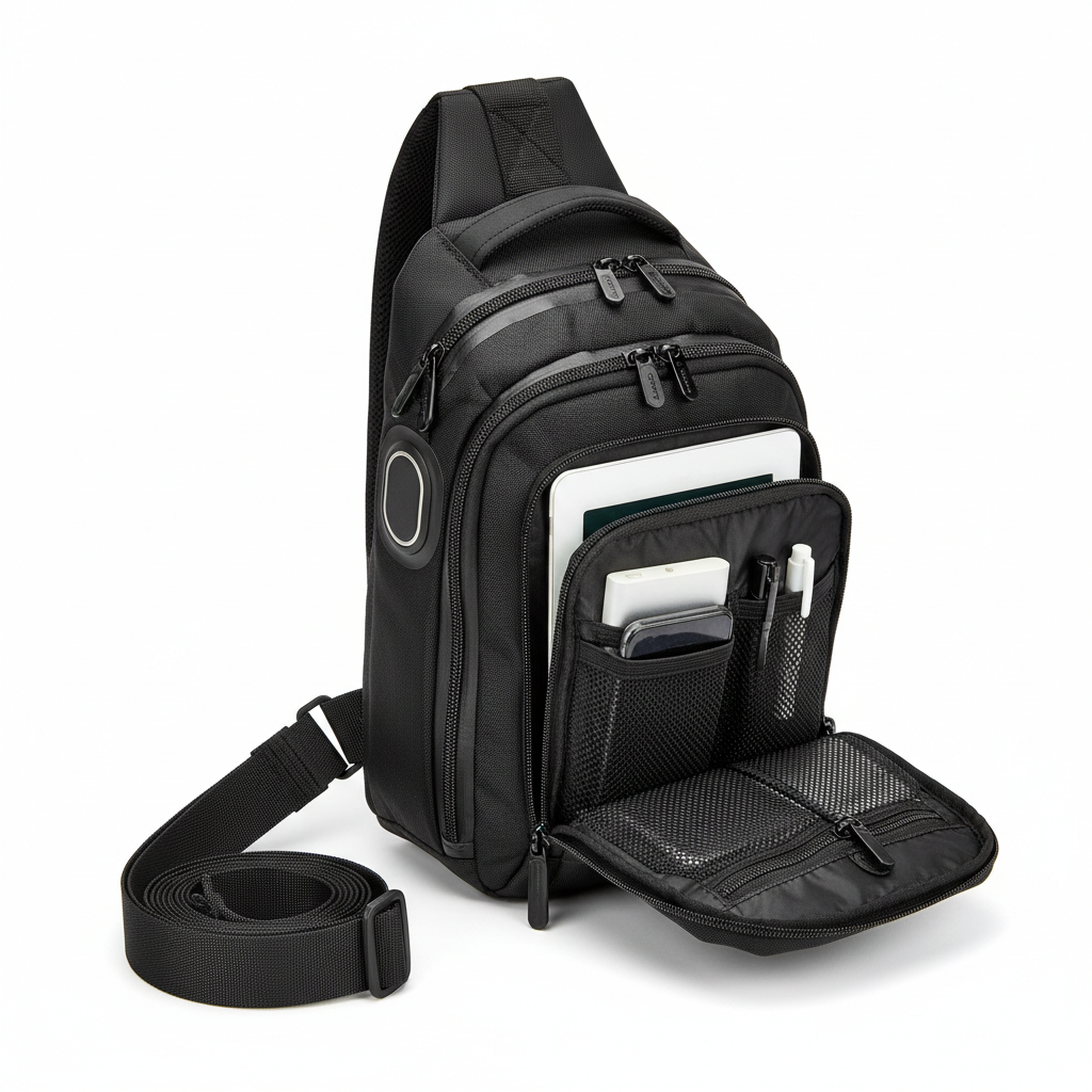 Sling Bag White Background