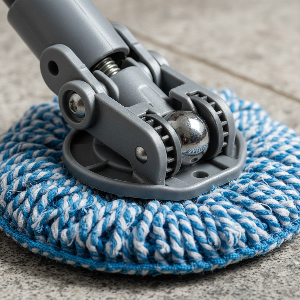 360 Degree Rotating Mop Head Detail