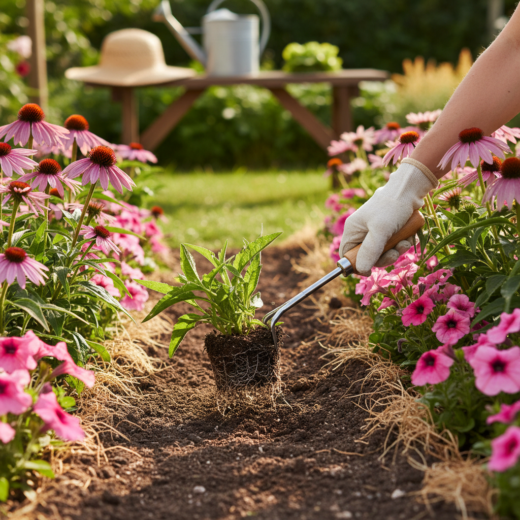 Precision Weeding Between Plants