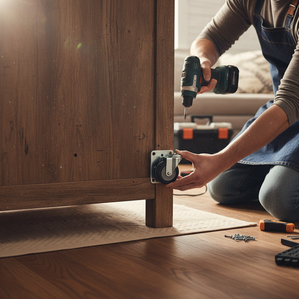 Installing Caster Wheel