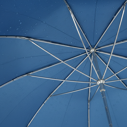 Blue Umbrella Fabric Detail Close-up